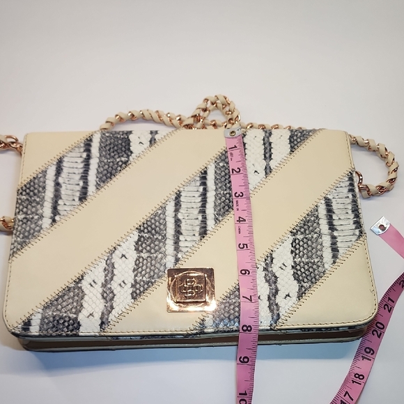 Ted Baker Cream & Black Animal Print Crossbody (Like New) - Picture 12 of 12